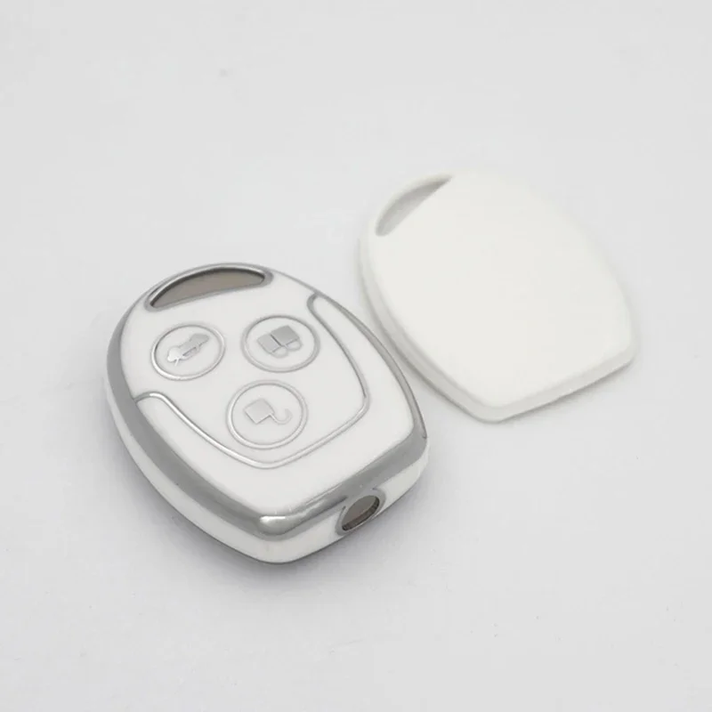 Чехол для автомобильного ключа из ТПУ чехол дистанционного держатель брелока Ford