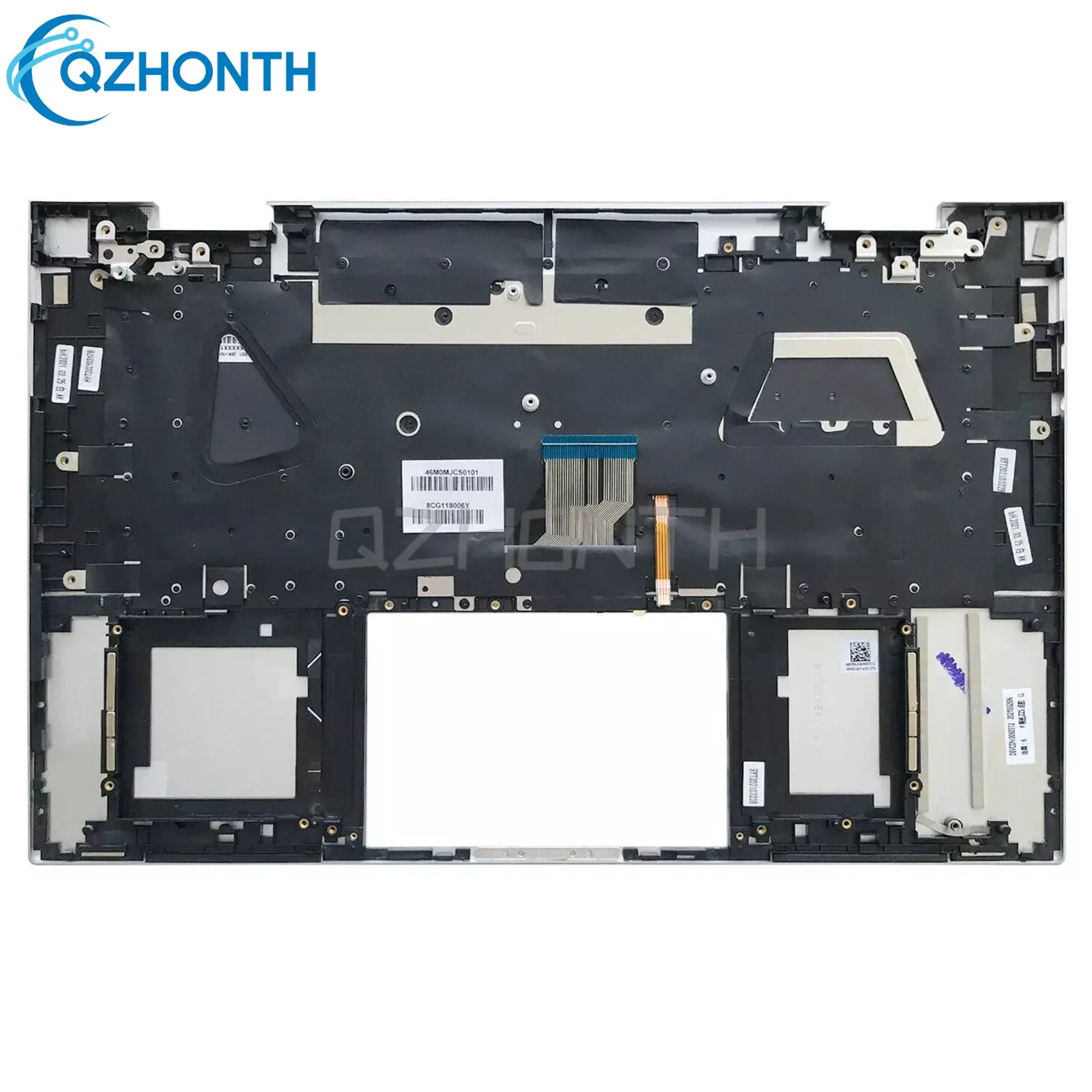 Новая подставка для рук с клавиатурой подсветкой HP ENVY X360 15-EU 15M-EU 15-ES 15M-ES M45474-001 Silver