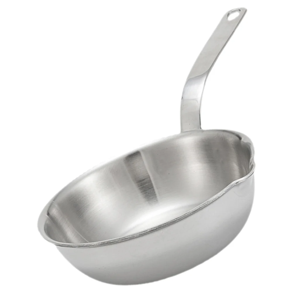 

Oil Pot Mini Frying Pan Stainless Steel Milk Pot Chocolate Melting Pot Small Handle Milk Pot