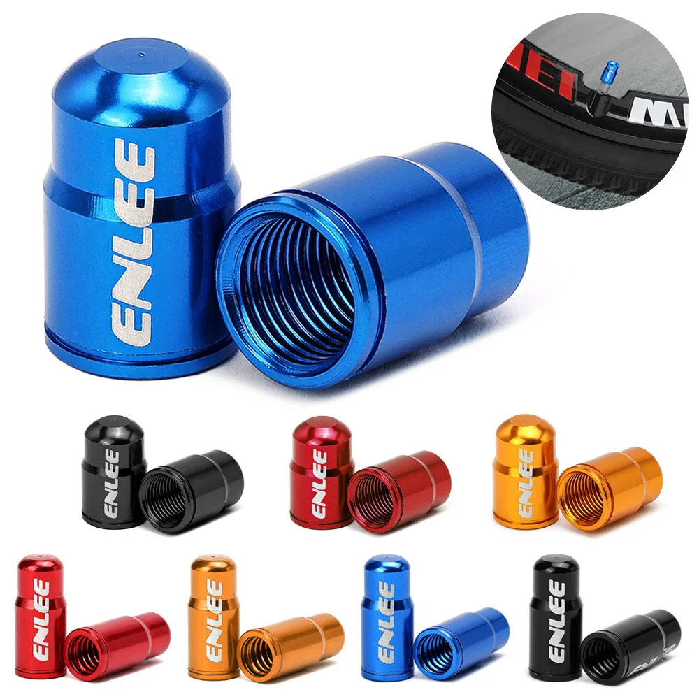 

2 Pcs Aluminum Bicycle Tire Valve Covers Tire Valve Protectors Ultra Light Mountain Road Bike Valve Covers MTB Accessories