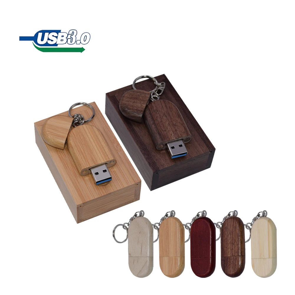 Деревянный USB флеш-накопитель 3 0 дюйма с логотипом сделай сам высокоскоростной 128