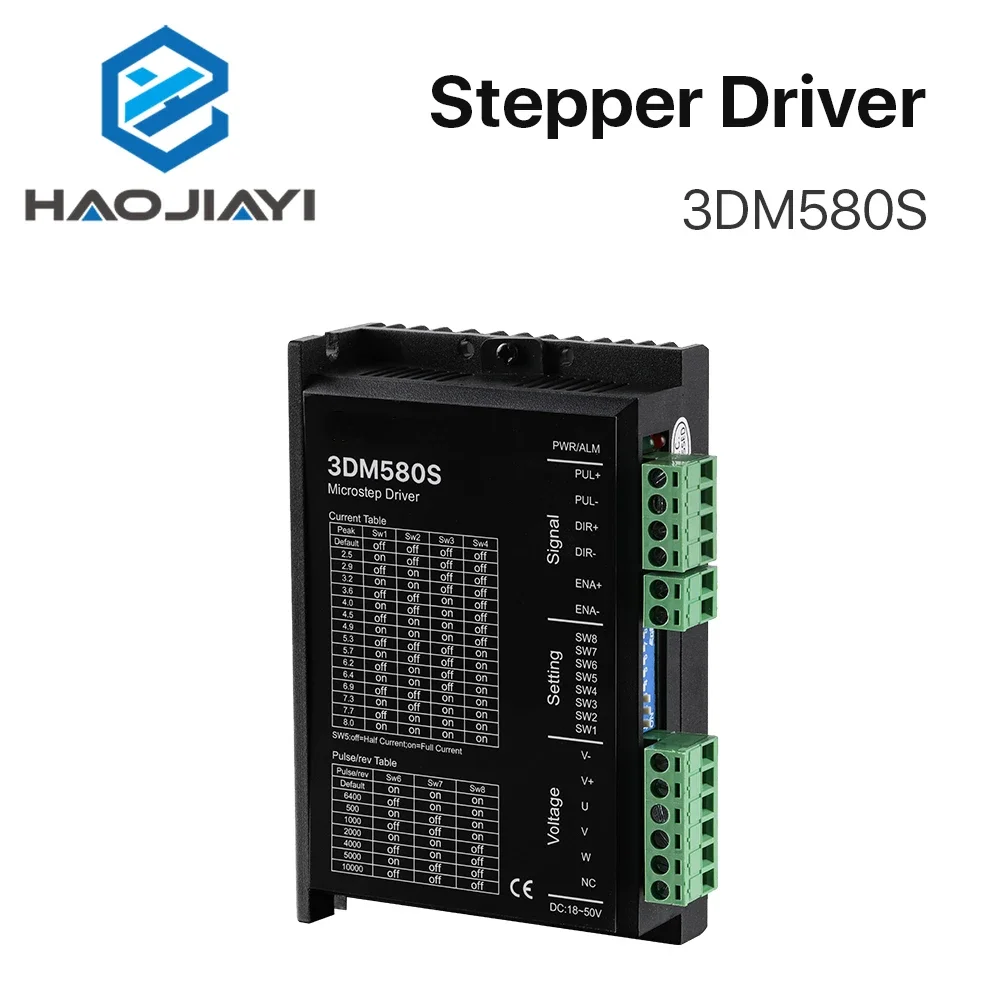 3-фазный драйвер шагового двигателя 3DM580S напряжение питания 24-50 В постоянного