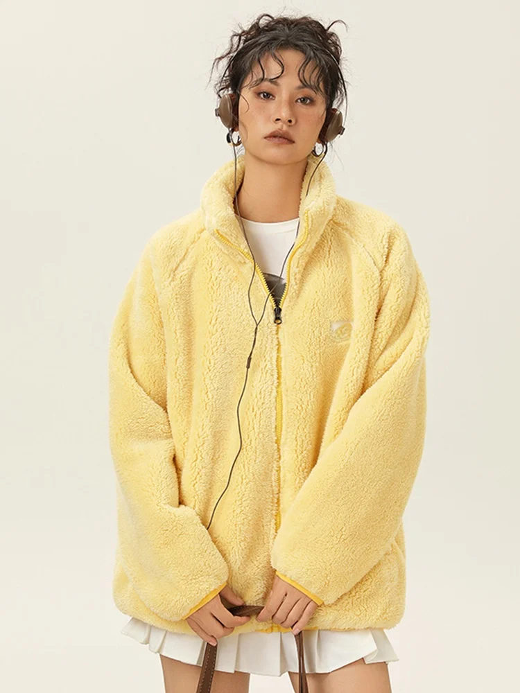 MTVO Maiou Country Fashion Brand Пара Хип-хоп Осень и зима Свободная контрастная цветная