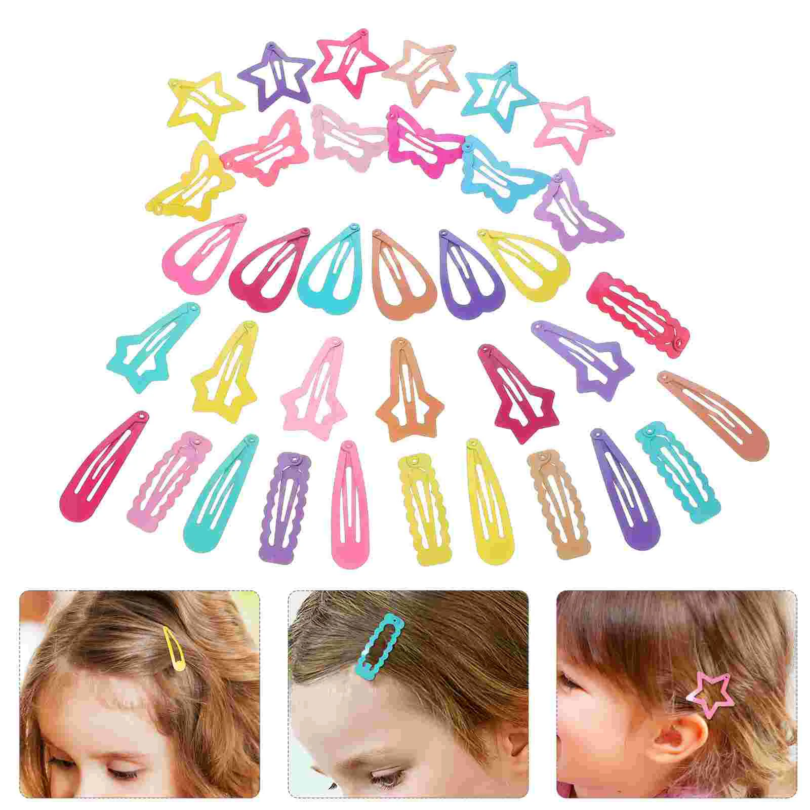 

Заколки-пряжки для волос, 36 шт.