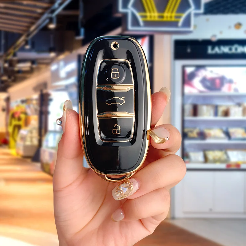 

Для Hongqi H7 EHS3 H5 EQM5 E-HS9 TPU мягкий чехол для автомобильного ключа