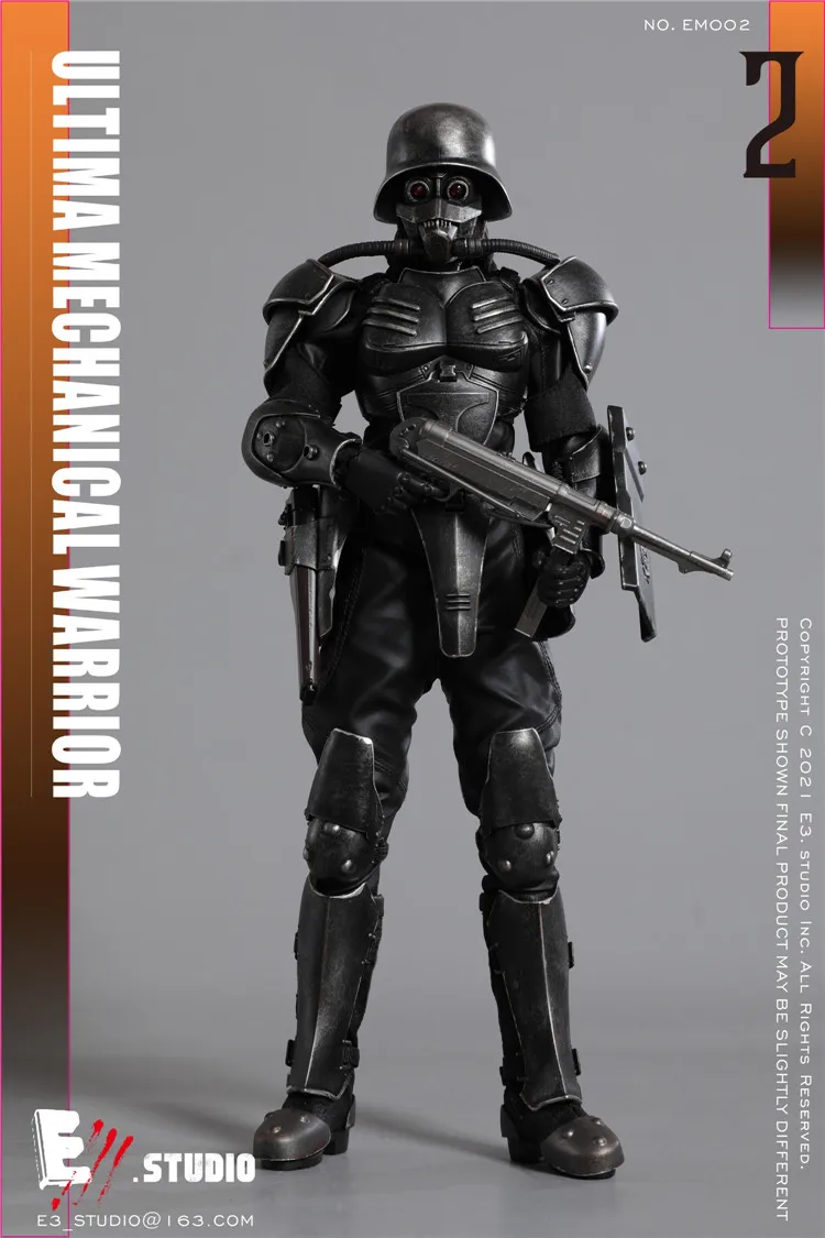 

E3.STUDIO NO.EM002 1/6 Soldier Mecha Warrior No. 2 Full Set 12'' Action Figure Model Toy In Stock For Fans Collection