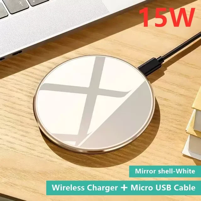 

15W Universal Qi Wireless Charger For IPhone Wireless Charging Pad For Samsung Huawei Fast Wireless Charging Stand