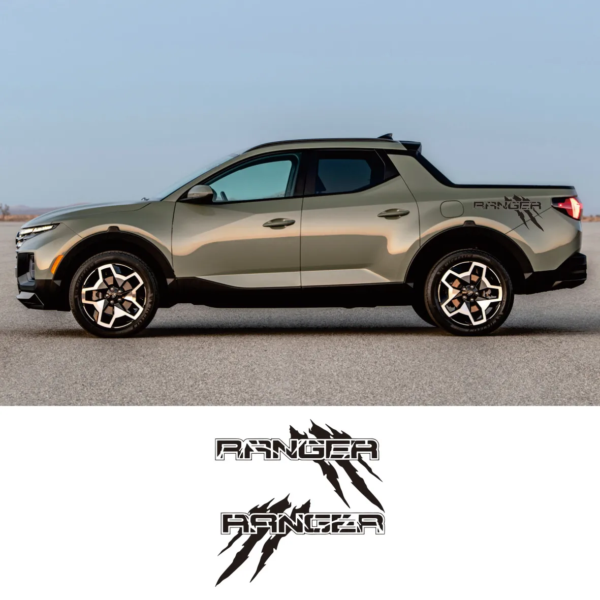 Боковая наклейка для кузова автомобиля Ford Ranger Raptor XLT XL letui T6 отделка пикапа