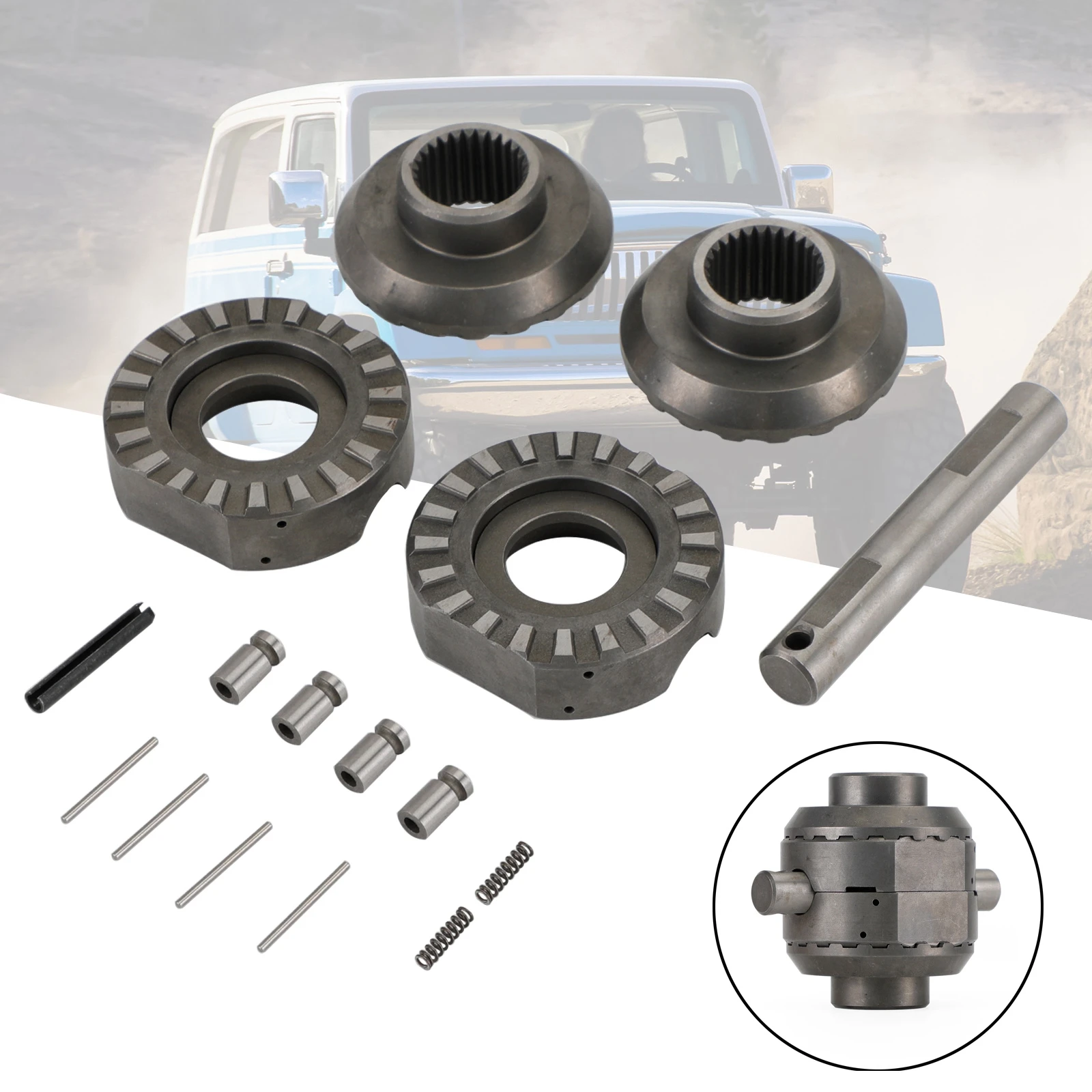 

Передний дифференциальный шкафчик Topteng SLD3027 для Wrangler Cherokee 84-17 детализированный 30 27