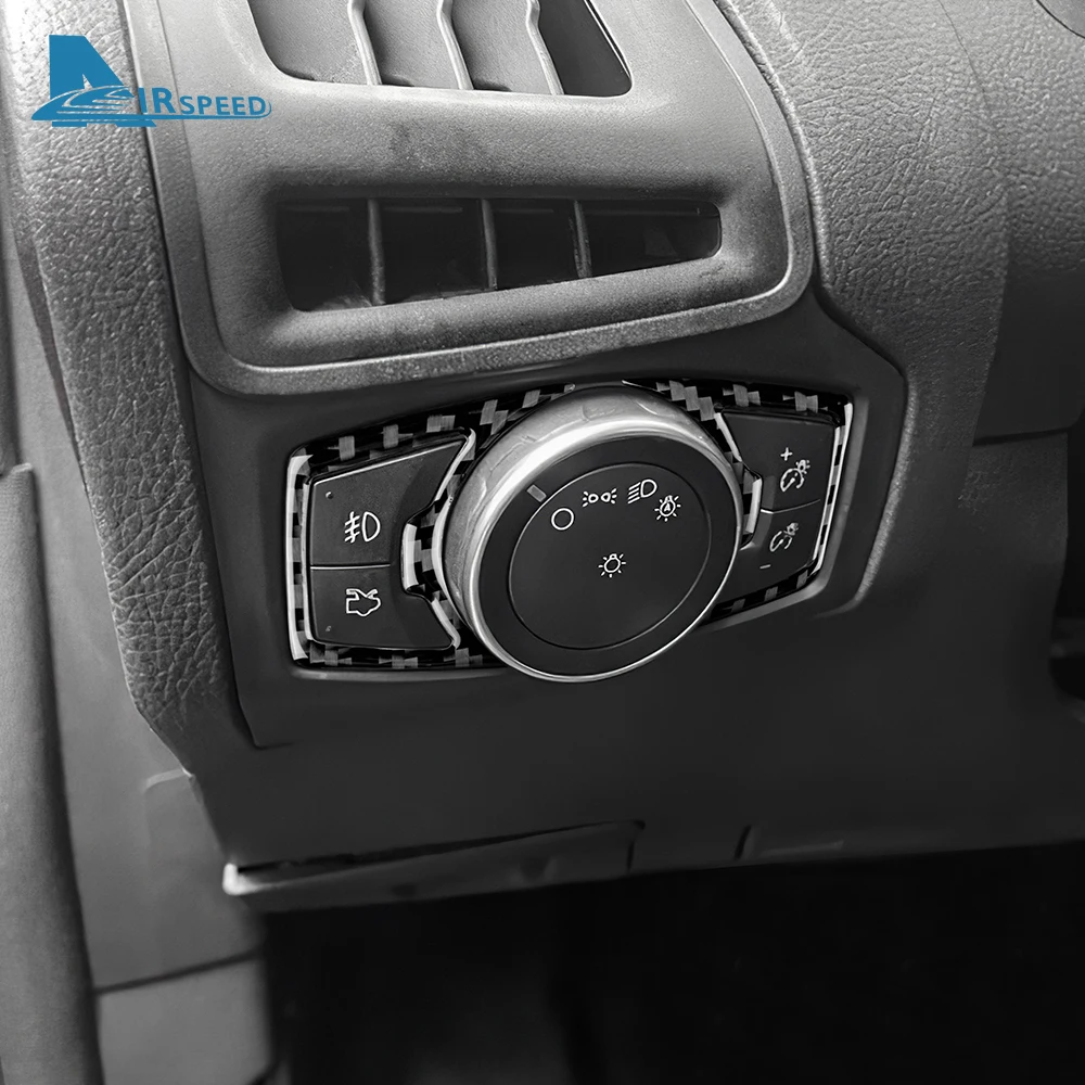 Настоящая мягкая наклейка из углеродного волокна для Ford Focus SE RS ST Ecoboost 2015 2016 2017 2018