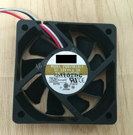 Новый оригинальный F6015B12LY 6015 DC12V 0.1A 6 см вентилятор охлаждения процессора