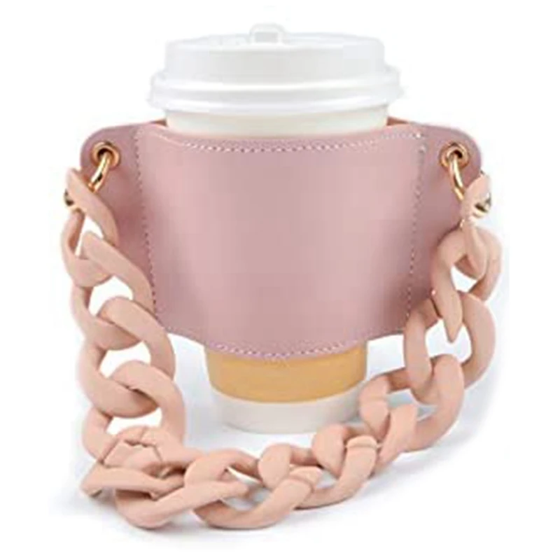 

Рукава для чашек для горячих холодных напитков, многоразовые портативные кофейные рукава, многоразовая переноска для напитков для путешес...