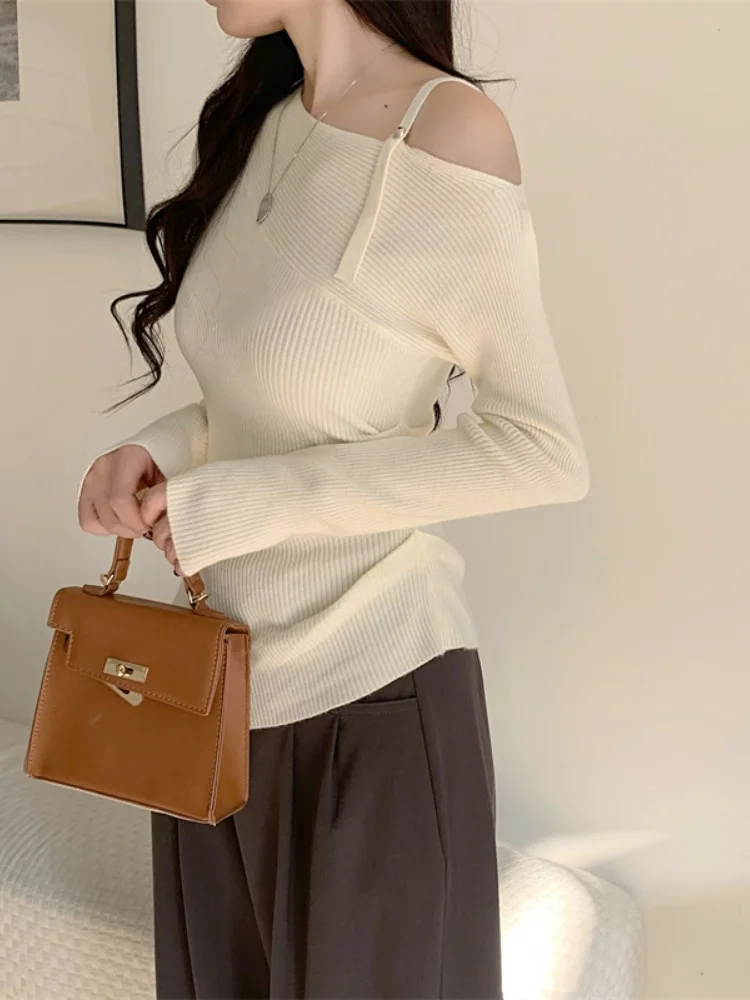 SMTHMA Новый осенне-зимний корейский темпераментный сексуальный асимметричный