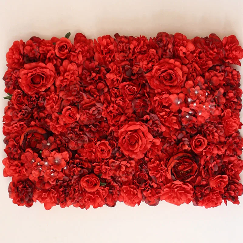 

Pink Silk Rose Flower Wall Artificial Flower for Wedding Decoration Flower Wall Baby Shower Wedding Christma Home Backdrop Decor