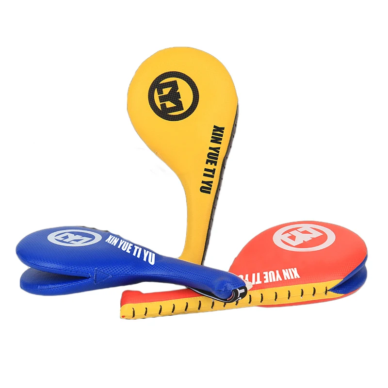 

Kids Adults Taekwondo Pads Boxing Equipment Fitness PU Taekwondo Target Rebound Sponge Pads Double Kick Boxer Sanda Training