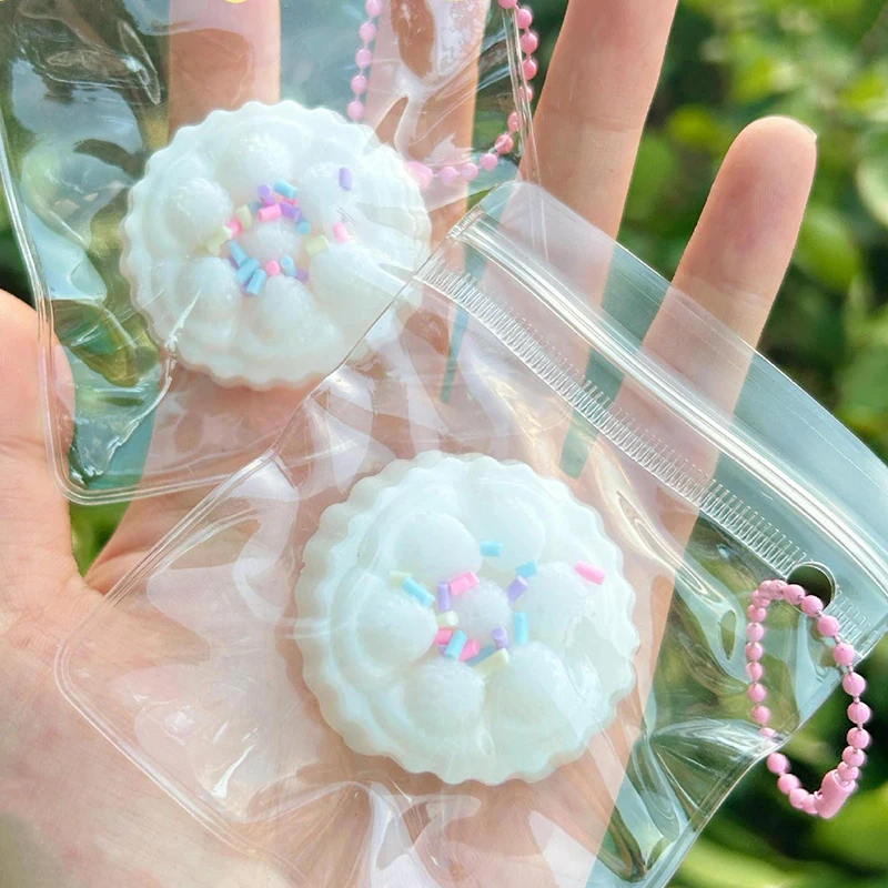 TPR Slow Rebound Toy Pearl Bow Cat Paw Squeeze Cartoon Creative Cute Claw Decompression Pinch For Kids Adults Gift