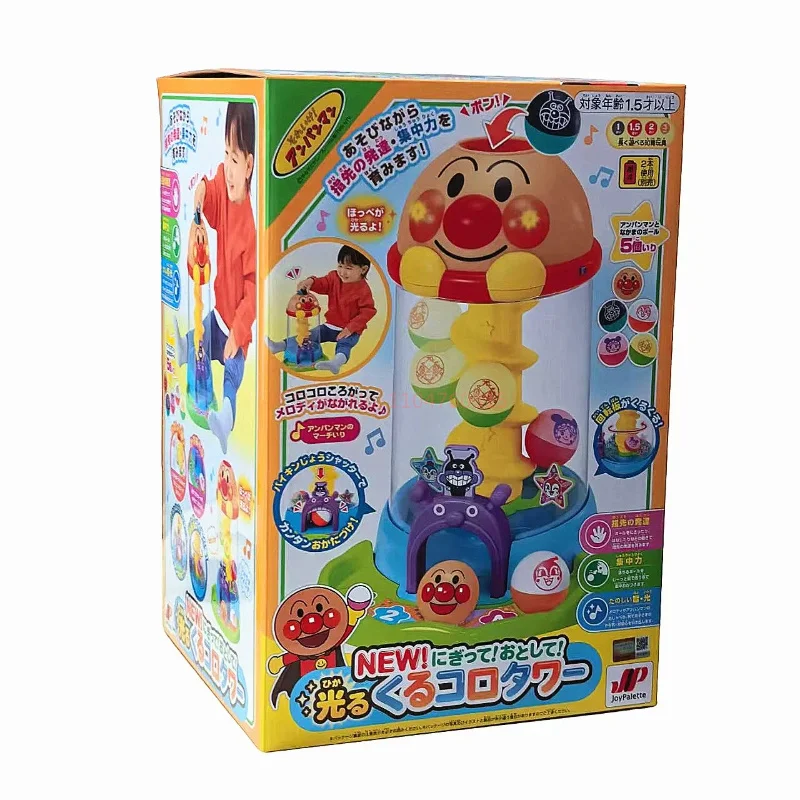 Оригинальная развивающая музыкальная игрушка Bandai Anpanman с вращающейся и катающейся дорожкой для мячей, способствующая улучшению развития мальчиков и девочек. (art.: 3920da2e62de2) - 3920da2e62de2