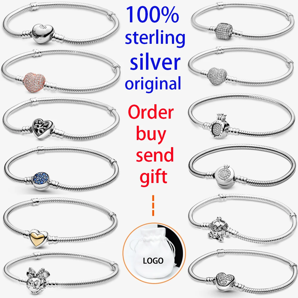 

Браслет из серебра 925 пробы с бусинами