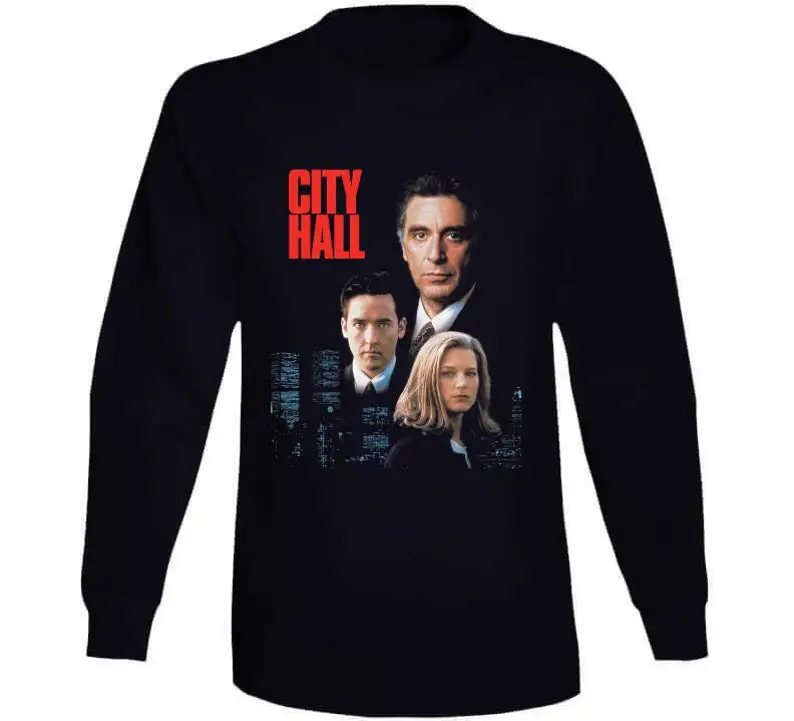 Футболка в стиле ретро 90-х годов с изображением городского зала пахино