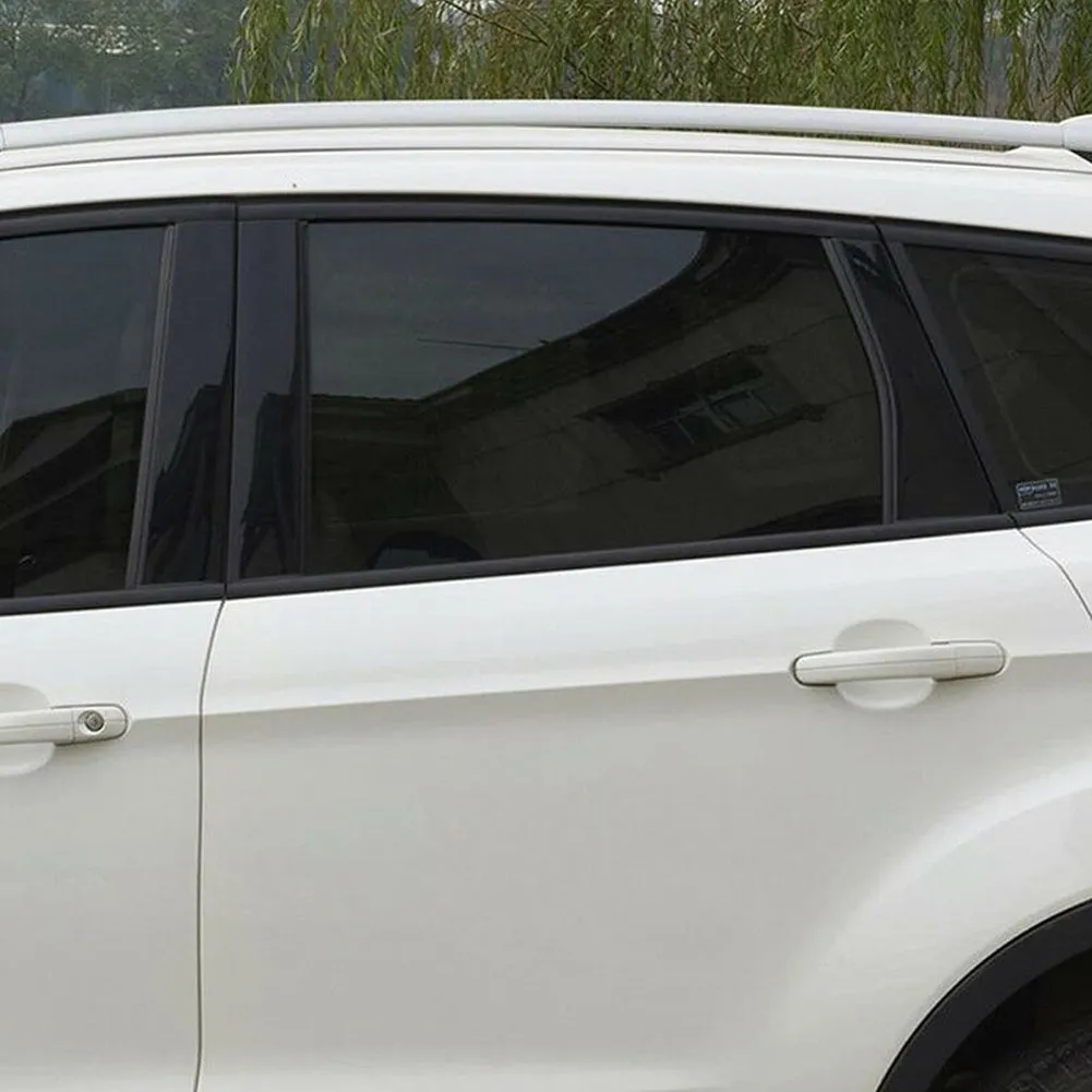 

100x50cm Sticker Sheet Car Window Film Foil Sticker Decal Black Outer Styling TINT 5%VLT 1PC Durable Practical