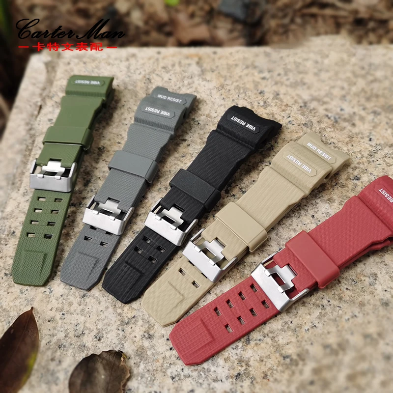 

Resin Watchband for Casio G-Shock GG-1000 / GWG-100 / GSG-100 Men Sport Waterproof Replace Bracelet Band Strap Watch Accessories