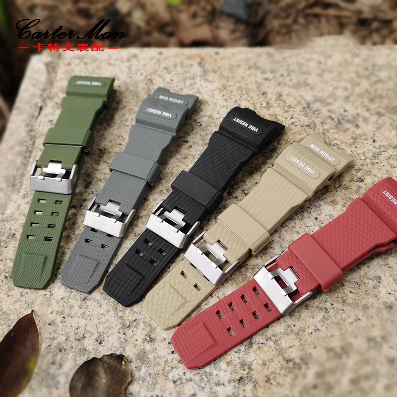 Ремешок для часов из смолы Casio G-Shock GG-1000 / GWG-100 GSG-100 мужской спортивный