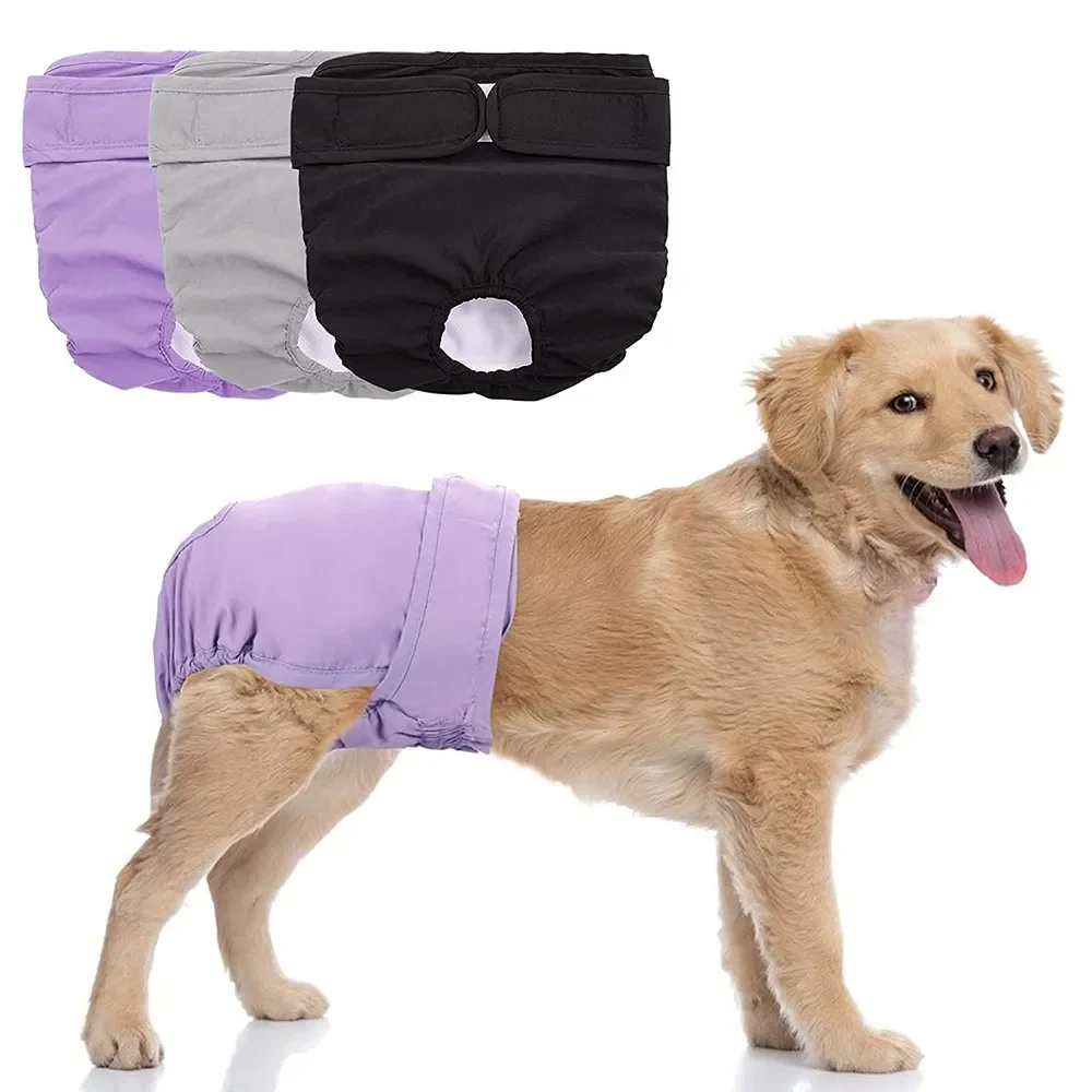 

Small Dog Panties Large Puppy Female Adjustable Shorts for Briefs Diaper Underwear Dog Pants Sanitary Dog Physiological Reusable