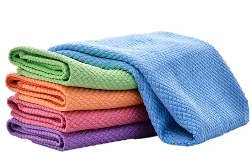 

Cleaning Cloth Pack Of Cleaning Rag Reusable Streak Free Mirror Car Stainless Steel Shiny wipes for Mirror, Car, Window, Cabinet
