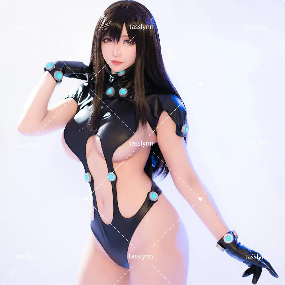 Костюм для косплея GANTZ Shimohira Reika, женский черный комбинезон, наряды на Хэллоуин, Комбинезоны и ромперы Костюм для косплея GANTZ Shimohira Reika, женский черный комбинезон, наряды на Хэллоуин, Комбинезоны и ромперы