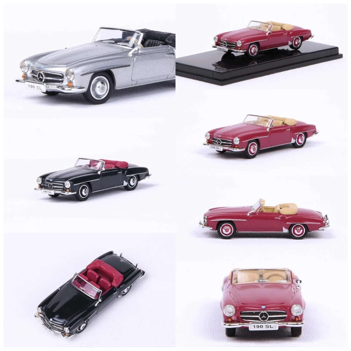 

Классические автомобили RICKO 1:87 Benz 190 SL Roadster, ограниченная серия, металлическая статическая модель автомобиля из смолы, игрушка в подарок