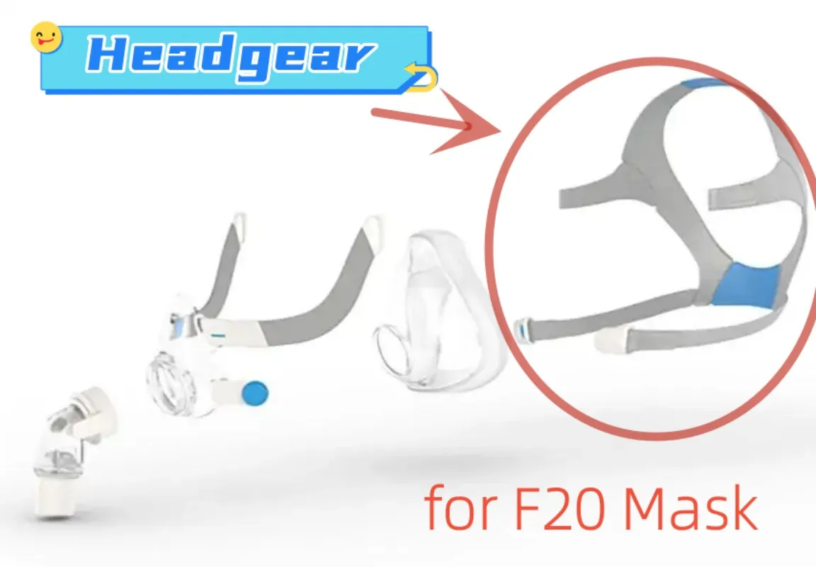 ResMed AirFit F20 CPAP маска головной убор с зажимами совершенно новый оригинальный