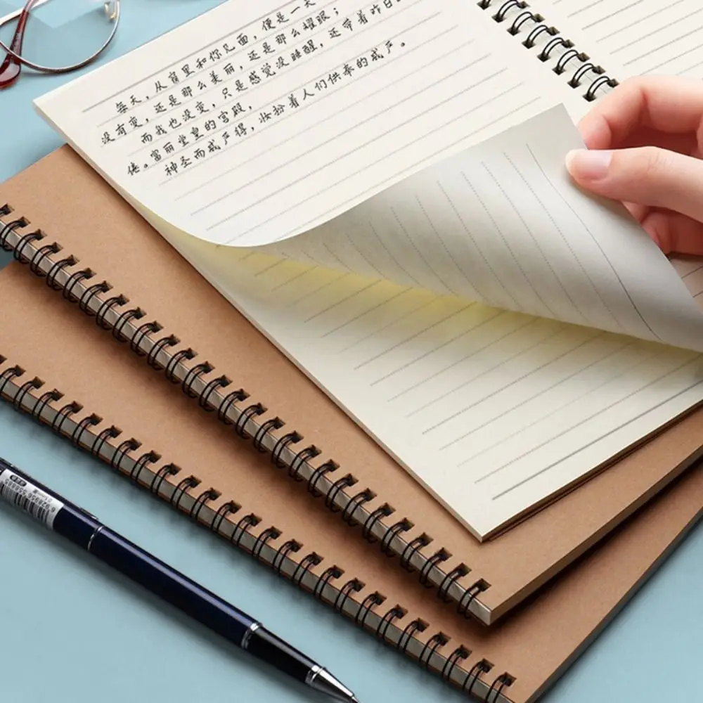 60 листов/книга утолщенный блокнот на катушке A5/B5 листов