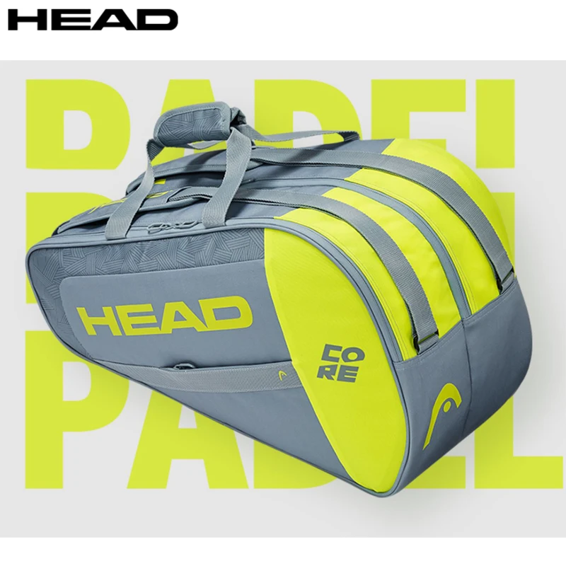 HEAD CORE PADEL COMBI Series Beach Tennis Racket Bag Men Women Limited HEAD Padel Racket Backpack De Padel Type Tennis Handbag