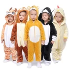 Пижама детская, кигуруми для детей в виде мультяшных персонажей