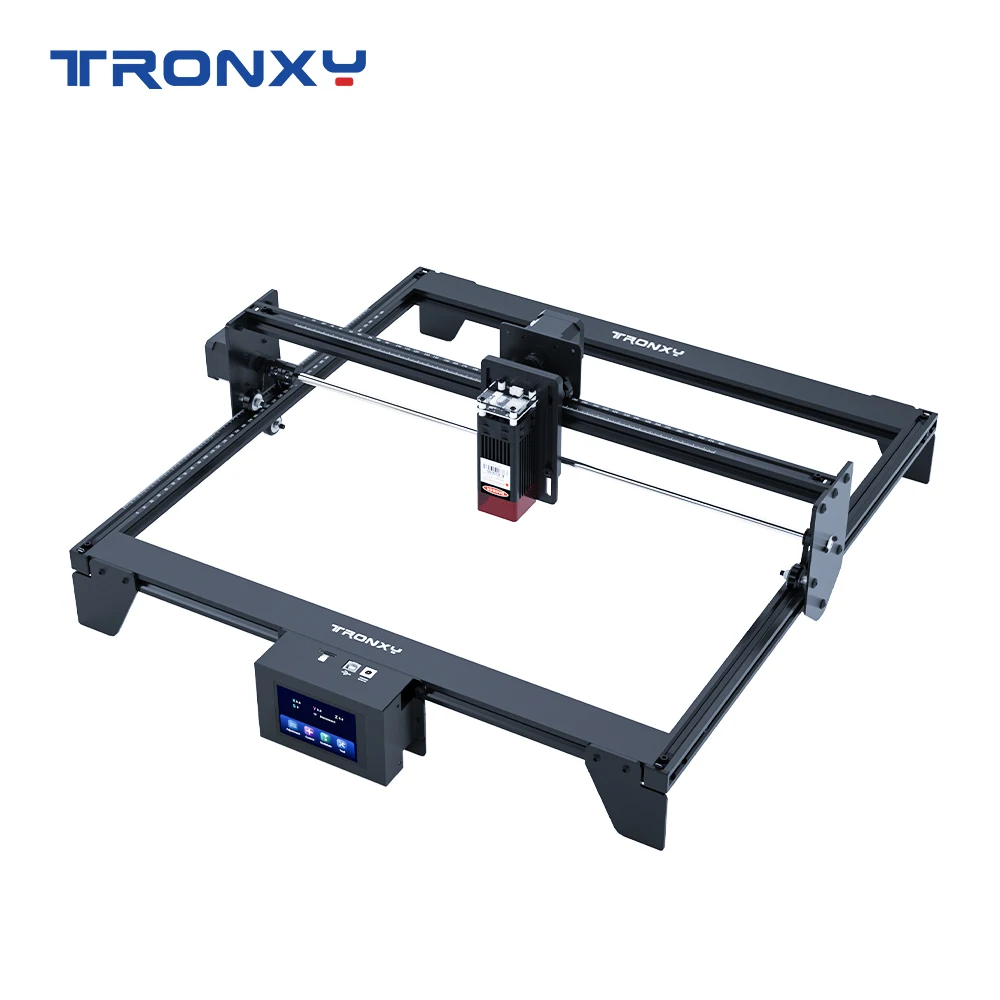 

Лазерная гравировка Tronxy, 420*400 мм, Гравировальный режущий станок с ЧПУ, 5,5 Вт, матричный принтер лазерной печати для дерева/кожи/металла/акрила