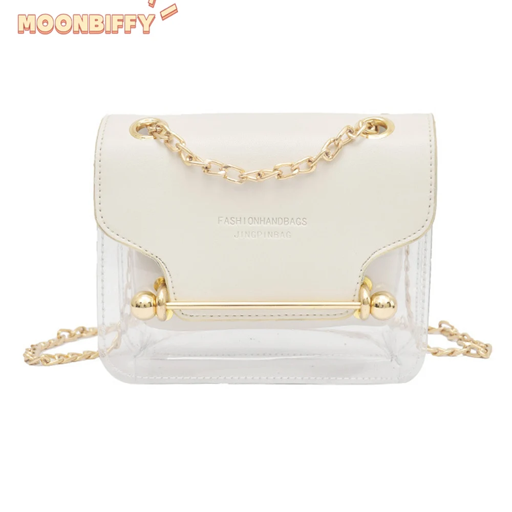 

Fashion Bags for Women Crossbody Bag Mini Purse Woman Handbag Designer Clear Bags Ladies Transparent Bags Purses Black Chain Bag