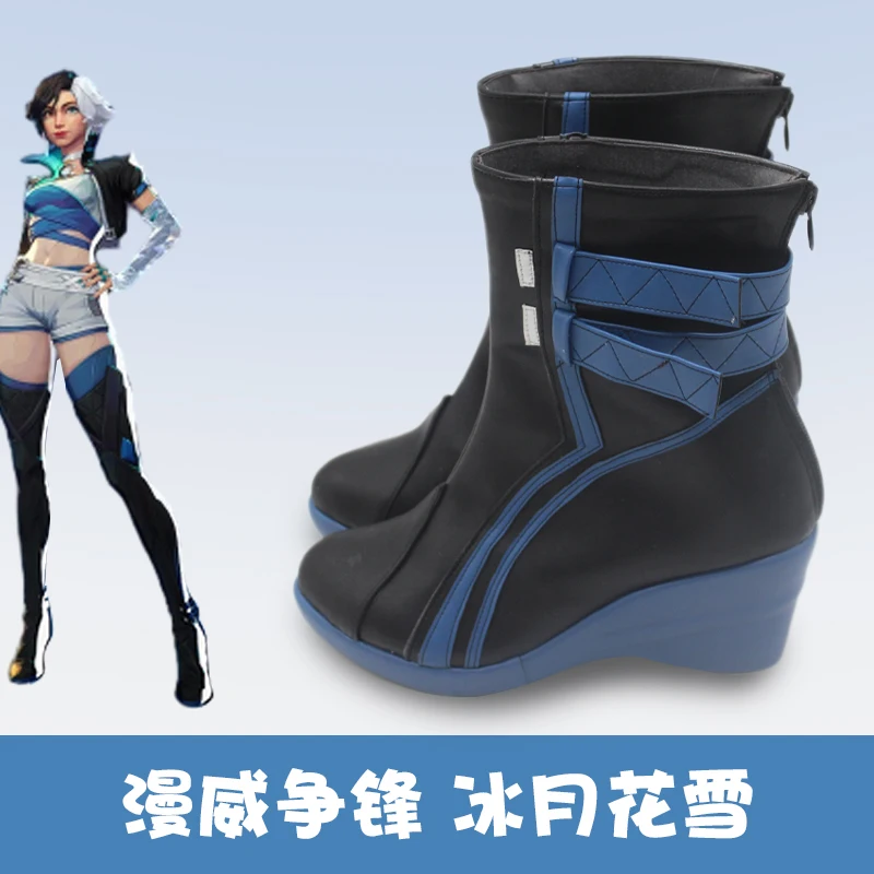 Обувь для косплея Game Marve Rivals Luna Snow Seol Hee обувь на Хэллоуин карнавал женская и