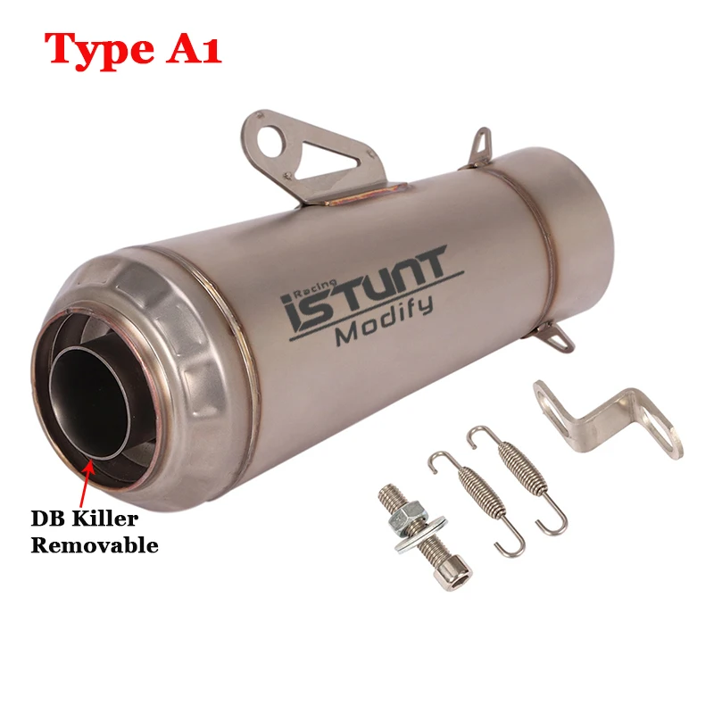 Универсальный глушитель для выхлопной трубы 60 мм ER6N Z900 CBR650R KTM DUKE 390