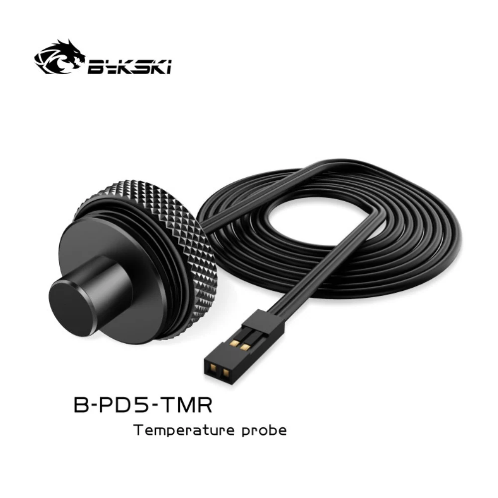 Быкский термометр-штекер для продуктов с резьбой G1/4, таких как насосы, резервуары, блоки CPU и GPU B-PD5-TMR.