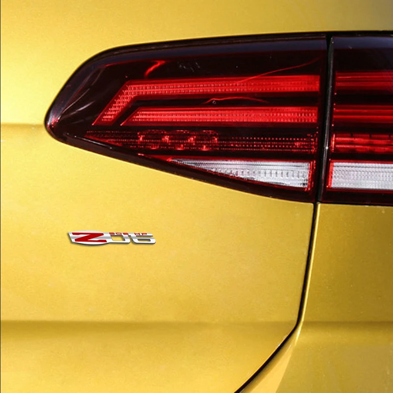 Металлическая эмблема Z06 505 л.с. для автомобиля, наклейка-логотип на кузов для Corvette C4 C5 C6 C7 C8, для гитары, для футболки, автоаксессуары (art.: 3920dc615ba80) - 3920dc615ba80