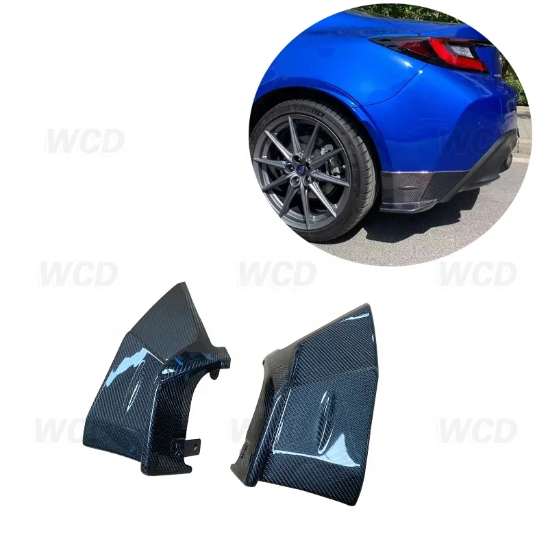 Для Subaru BRZ GR86 ZD8 STI стиль карбоновый разделитель заднего бампера Bodykit 2022 + задний