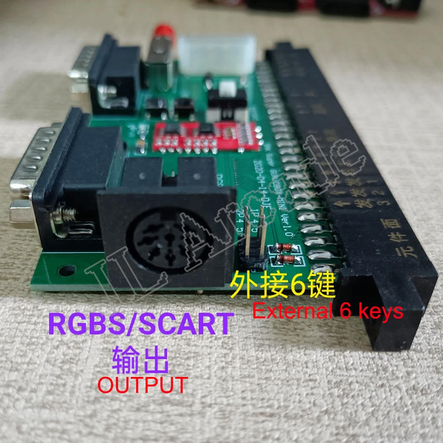 1 шт. SuperGun 12 В CBOX Mini SNK аркадная Базовая плата JAMMA к DB15 конвертер геймпада быть