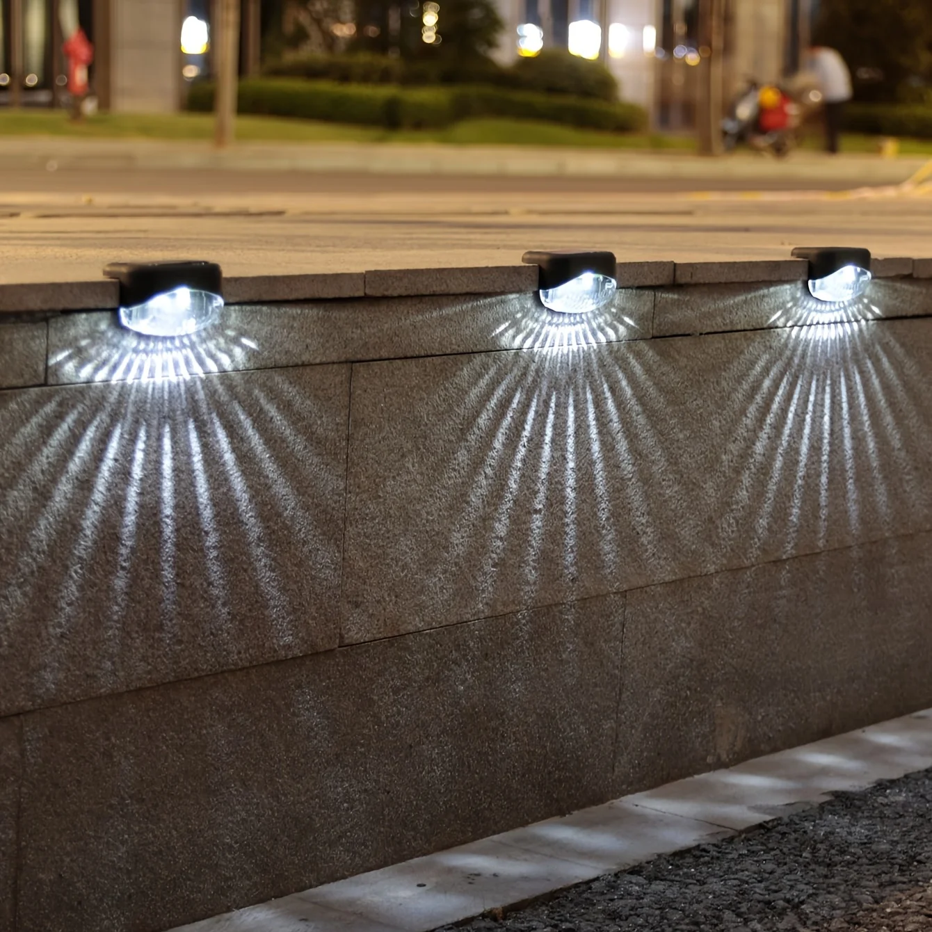 4 шт. солнечные палубные светильники уличные цветные лампы на солнечной батарее