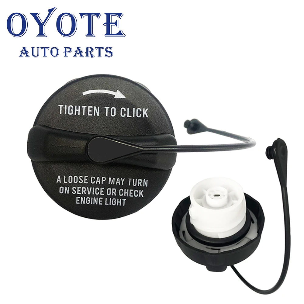 

OYOTE Fuel Filler Gas Cap with Tether for Jeep Wrangler JK TJ 52100552AG