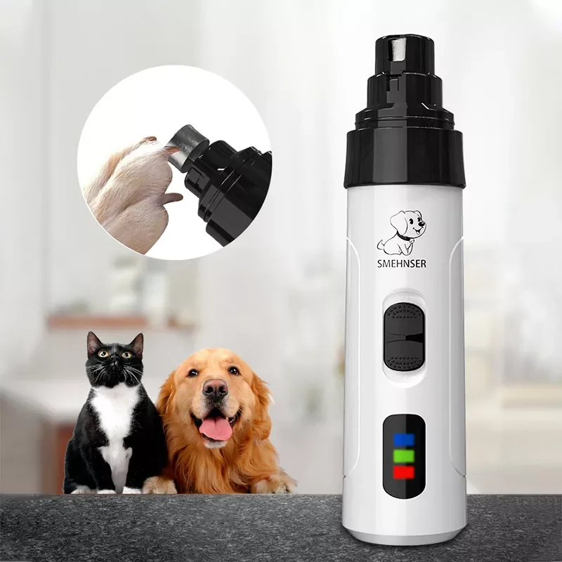 

USB Charging Pet Dog Cat Nail Clippers Nail Sharpener Pet Dog Cat Paws Grooming Trimmer Tools Automatic Manicure Device
