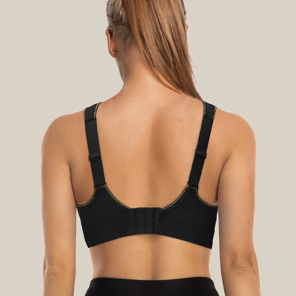 Women's Sports Bra Bounce Control Underwire Maximum Support High Impact Plus Size Sportwear Gym Training Running Vest Underwear