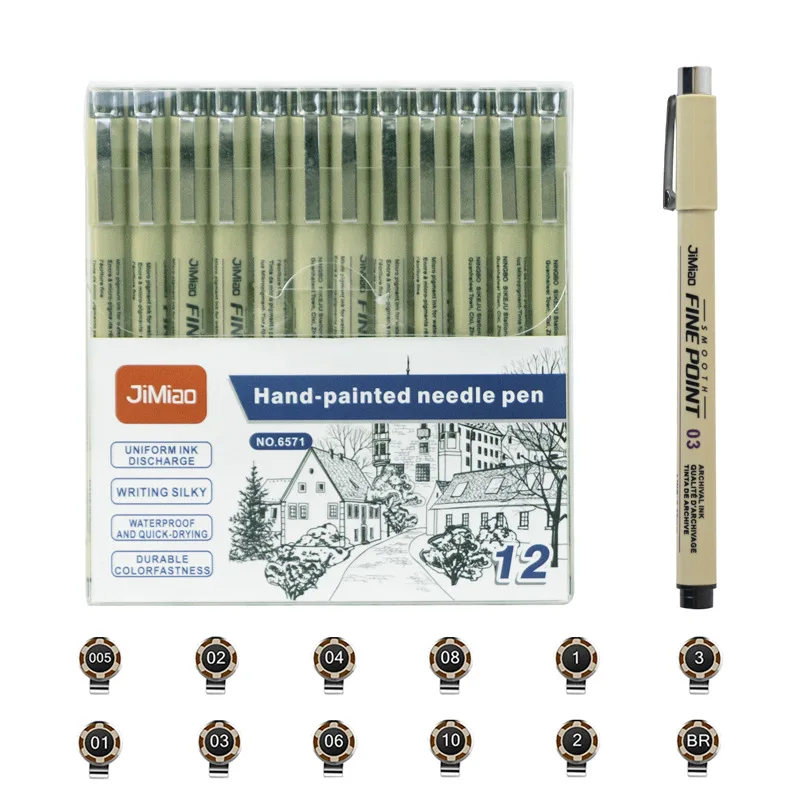 

Набор ручек Pigma Micron 6/9/12 шт.