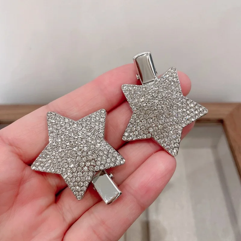 

1pc 4cm Stars Hair Clips Girls Hair Accessories Cute Hairpins