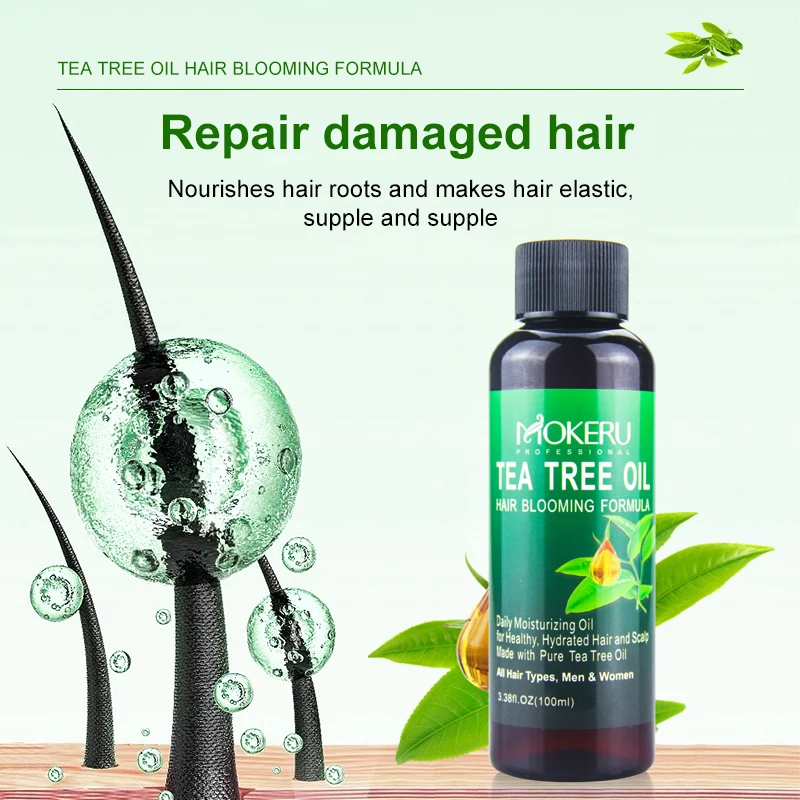 Масло для восстановления поврежденных волос с Чайным Деревом 100 мл