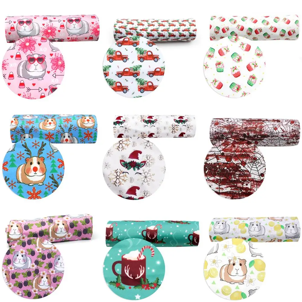 

50*145 см пэчворк Рождественская морская свинка 4 способа тянущаяся ткань для тканей детская швейная искусственная рукоделие ткань для рукоде...